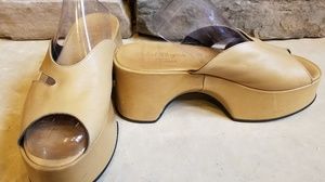 Robert Clergerie Slide Slip on Platform Sandals